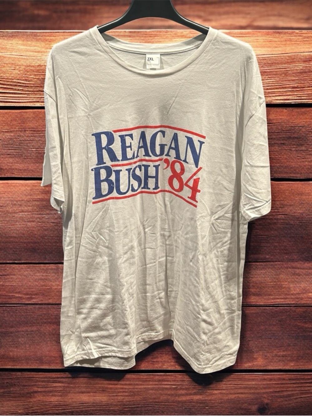 Reagan Bush '84 Graphic Short Sleeve Tee - White